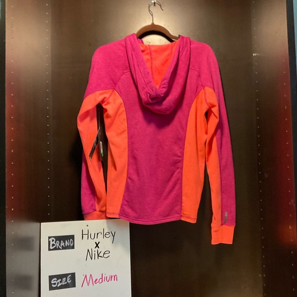 Hurley Women's Pink and Orange Jacket - Picture 1 of 3